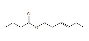 (E)-3-Hexenyl butyrate